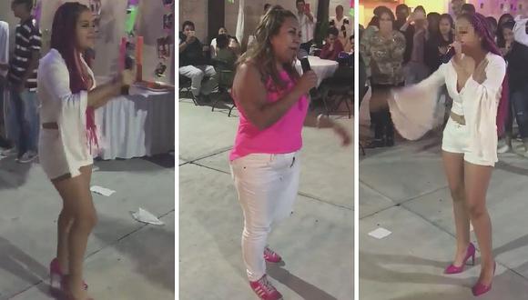 Mamá e hija viralizan fiesta de 15 años al 'rapear' frente a los invitados (VIDEO)