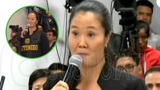 Keiko Fujimori rompe silencio desde la sala penal: "no me voy a fugar del país"