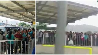 Metropolitano: mujer se desmaya en la estación Naranjal en hora punta  