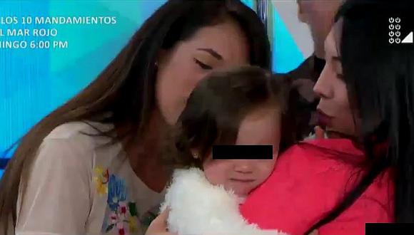 ​Jazmín Pinedo: su bebé ingresó al set y sorprendió con su reacción al ver a su mamá