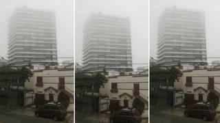 Jesús María, Cercado de Lima, Miraflores y otros distritos amanecieron con neblina en pleno verano 