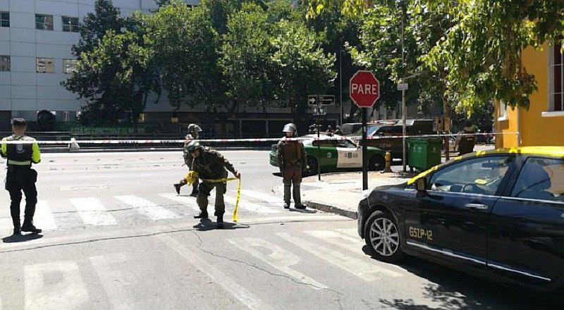 Explosición en Chile: cuatro heridos en paradero de bus de Santiago (FOTOS)