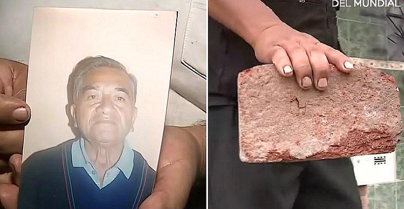 Anciano defendió a su vecina de ex, este le tiró ladrillazo y hoy está grave (VIDEO)