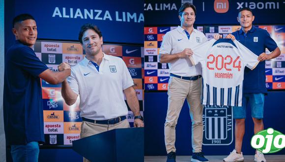 Alianza Lima presentó oficialmente a Marco Huamán como su nuevo jugador para la temporada 2024