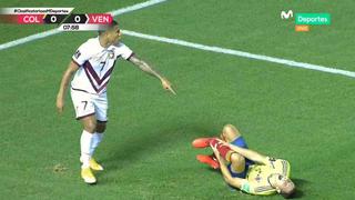 Colombia: Santiago Arias sufrió grave lesión en el partido contra Venezuela | VIDEO