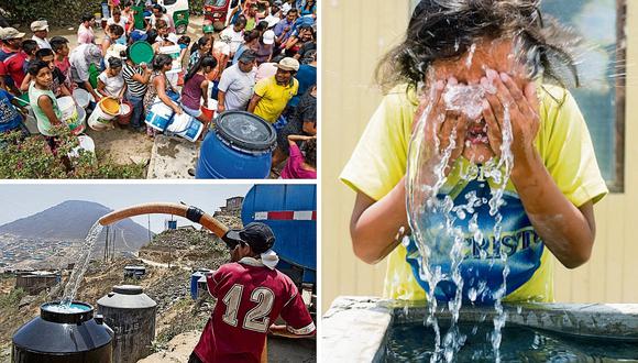 10 millones de peruanos no cuentan con agua potable