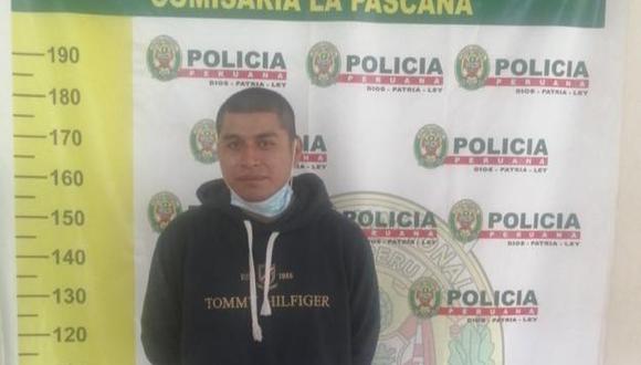 El detenido Jesús Chacón es investigado en la Depincri Comas. (Foto: PNP)