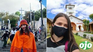 Maju Mantilla viaja a Cajamarca y queda encantada: “Hermoso caminar por sus calles”