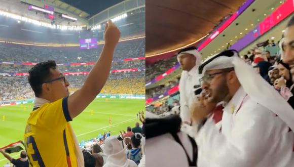 Ecuador se enfrentó a Qatar en el primer partido del Mundial 2022. (Foto: captura)