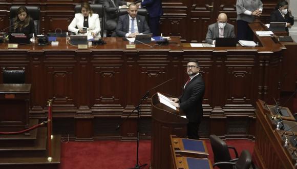 Geiner Alvarado es el quinto ministro en ser censurado por el Congreso durante el gobierno de Pedro Castillo. (Foto: Hugo Pérez)