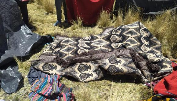 Cusco: las autoridades constataron la presencia de dos cadáveres que habrían fallecido a consecuencia de la descarga eléctrica de un rayo. (Foto: Difusión)