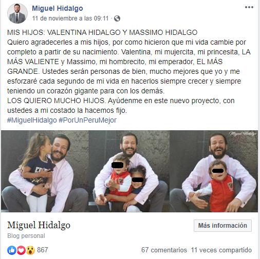 Facebook: Miguel Hidalgo