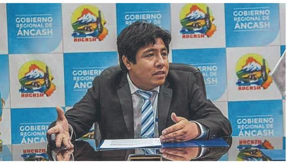 El vicegobernador regional de Áncash, Henry Borja Cruzado, asume las funciones de gobernador mientras dura la prisión preventiva de Juan Carlos Morillo Ulloa.