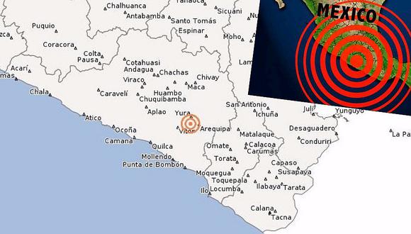 ​Mientras México temblaba, Arequipa también registró sismo