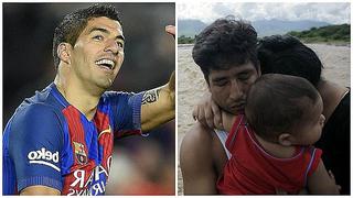 ​Luis Suárez y su noble gesto con los damnificados de nuestro país