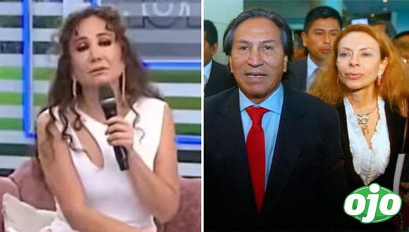 Janet Barboza es confundida con la esposa de Alejandro Toledo | Imagen compuesta 'Ojo'