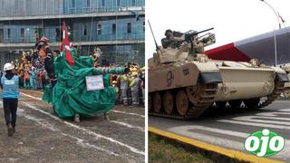 Obreros de construcción simulan la ‘Gran parada militar’ y se viralizan