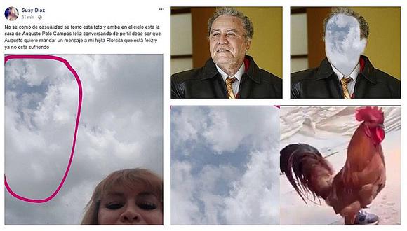 ​Susy Díaz y los divertidos memes tras ‘ver’ en el cielo a Augusto Polo Campos