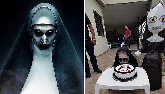 Niña pide fiesta temática sobre 'La Monja' y el resultado final se viraliza | FOTOS