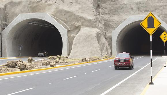 Túnel Santa Rosa estará abierto las 24 horas del día 