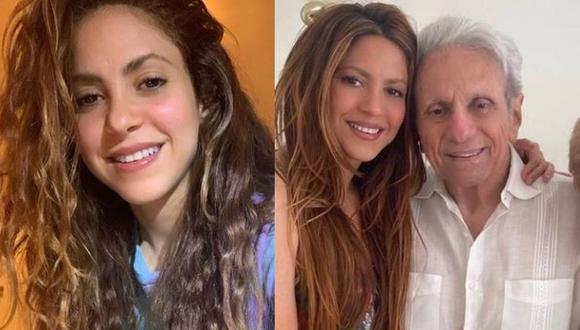 Shakira dedica emotivo mensaje a su padre que se encuentra hospitalizado. (Foto: Instagram).