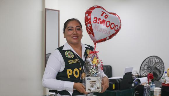 Mayor de la Policía Nacional del Perú María del Pilar Julca Yaya. Foto: Britanie Arroyo / GEC.