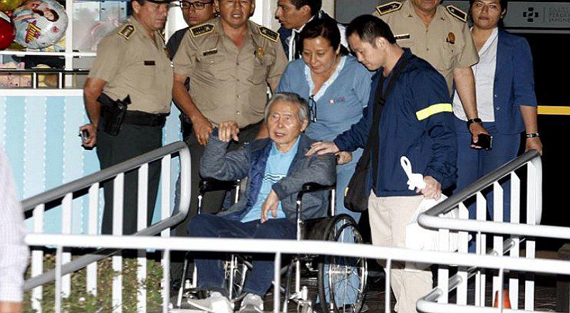Alberto Fujimori se pronuncia tras haber sido dado de alta 
