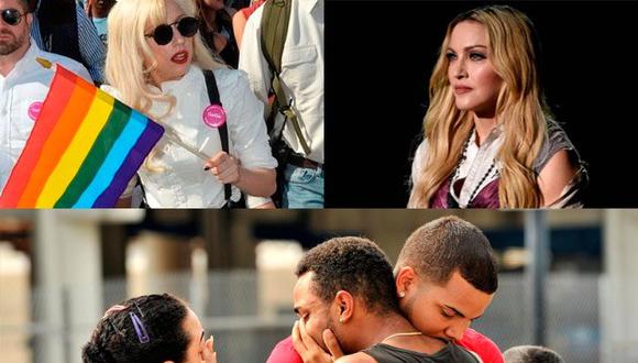 ¡Madonna y Lady Gaga entre los artistas que mostraron su apoyo a las víctimas del atentado de Orlando! [FOTOS]