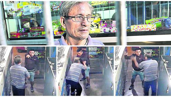 Anciano enfrenta a delincuentes armados que robaron por quinta vez su negocio (VIDEO)