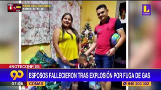 Comas: pareja fallece tras explosión por fuga de gas en su vivienda | VIDEO