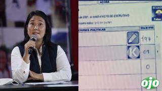 Keiko Fujimori: las pruebas que demostrarían “indicios de fraude”, según Fuerza Popular 