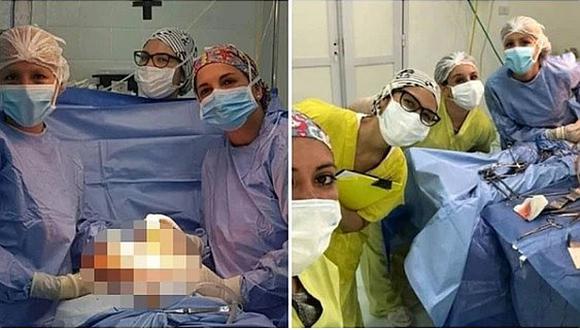 Suspenden a médicos por tomarse selfies mientras operaban a paciente 