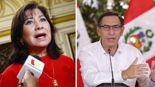 Martha Chávez le responde a Martín Vizcarra: “No creo en la supremacía de ninguna raza”