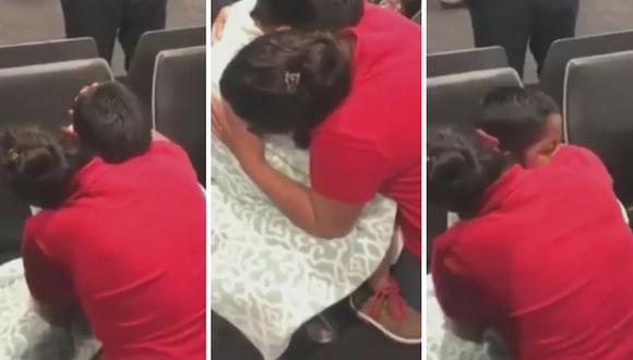 El llanto de una madre y su hijo al reencontrarse tras ser separados en EE.UU