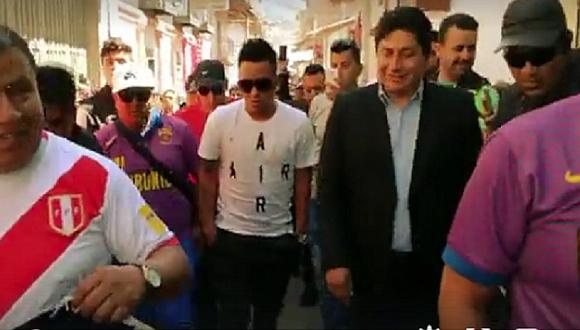 Christian Cueva: municipalidad de Otuzco trasmite su llegada, pero se filtra error (VIDEO)