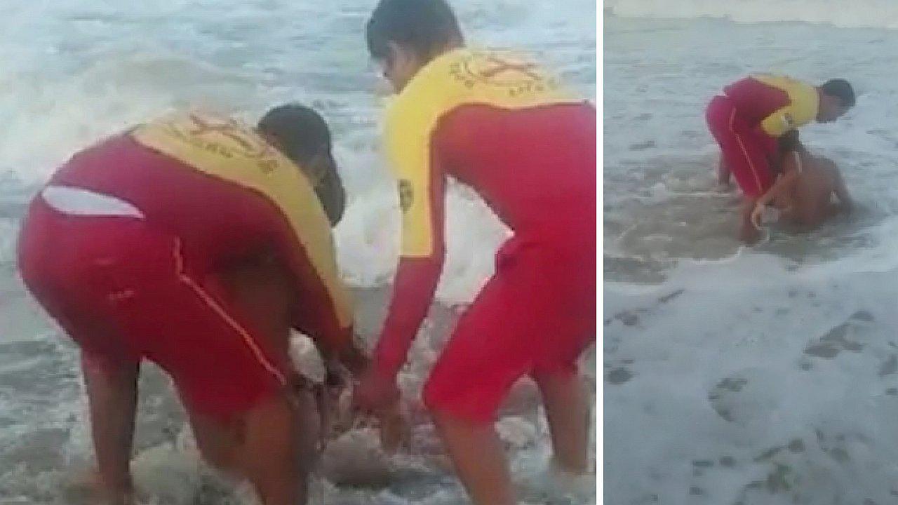 Joven sufre feroz ataque de tiburón en playa de Brasil (FOTOS)