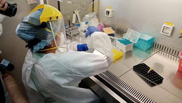 Piura: laboratorio de la Diresa procesa cerca de 90 pruebas moleculares por día para detectar el COVID-19 (Foto: Diresa Piura)