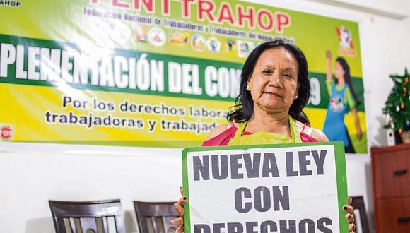 Trabajadoras del hogar piden nueva ley para formalizar labor por escrito