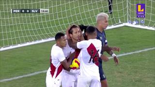 Llegó el 1-0 para Perú: presión de Lapadula y gol en contra de El Salvador | VIDEO