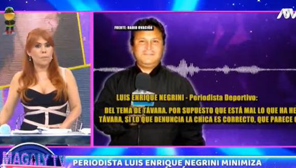 Magaly Medina le responde a periodista que criticó su entrevista a Angye Zapata tras agresión de Martín Távara. (Foto: Captura de video)