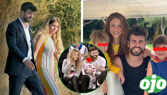 Novia de Gerard Piqué ya convive con hijos de Shakira. Foto: (Revista Hola | Instagram/@shakira).