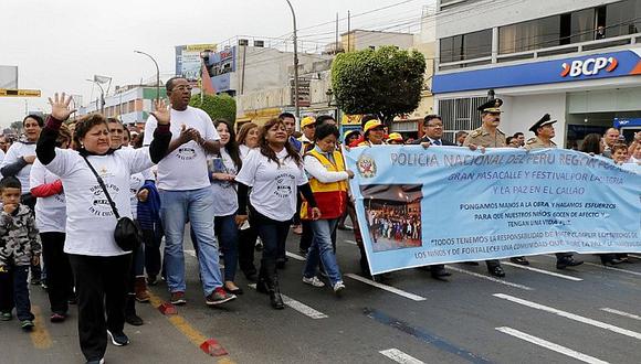 Callao: Autoridades y ciudadanos marchan y piden acabar con la inseguridad