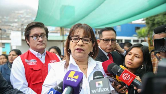 Miriam Ponce aseguró el caso 'Voluntad Transformadora' no involucró a docentes ni ocurrió en aulas. (Foto: Andina)