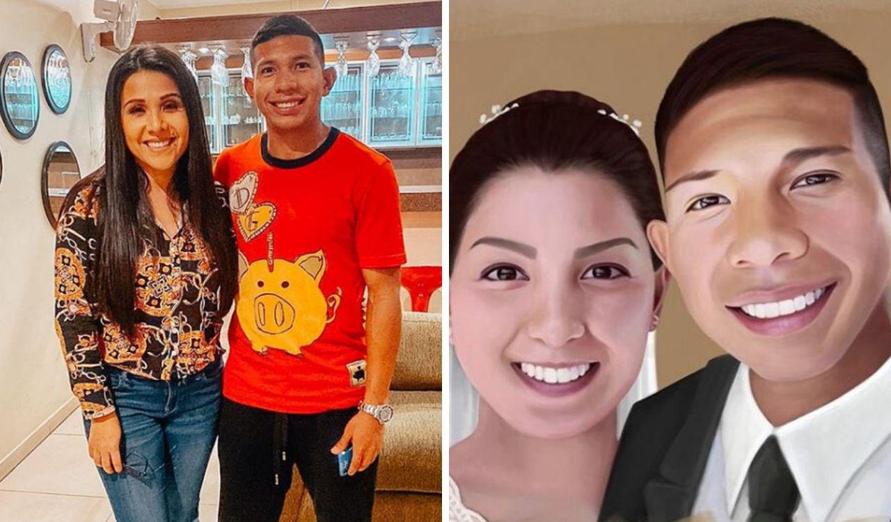 Tula Rodríguez y Edison Flores