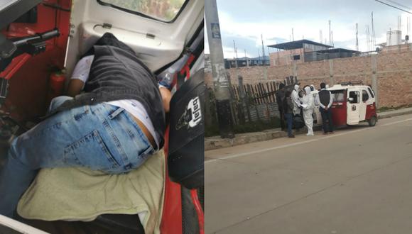 Cajamarca: Desconocidos matan de cinco balazos a exrecluso mientras manejaba mototaxi (Fotos: PNP)