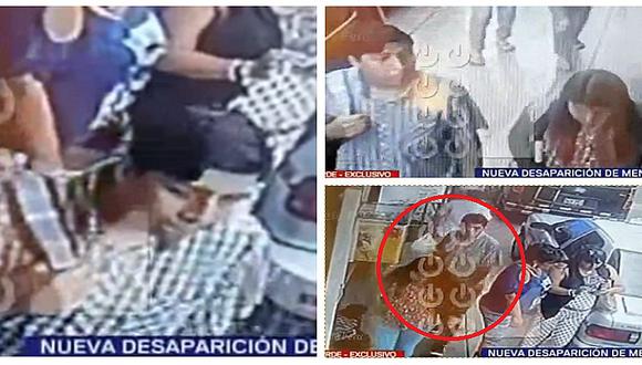 Cámaras captan a sujeto con niña de 12 años desaparecida en El Agustino (VIDEO)