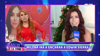 Milena Zárate le revela a Magaly Medina que tiene videos incriminatorios de Edwin Sierra: “más le vale que no me pase nada” 