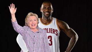 NBA: LeBron James hace campaña a favor de Hillary Clinton