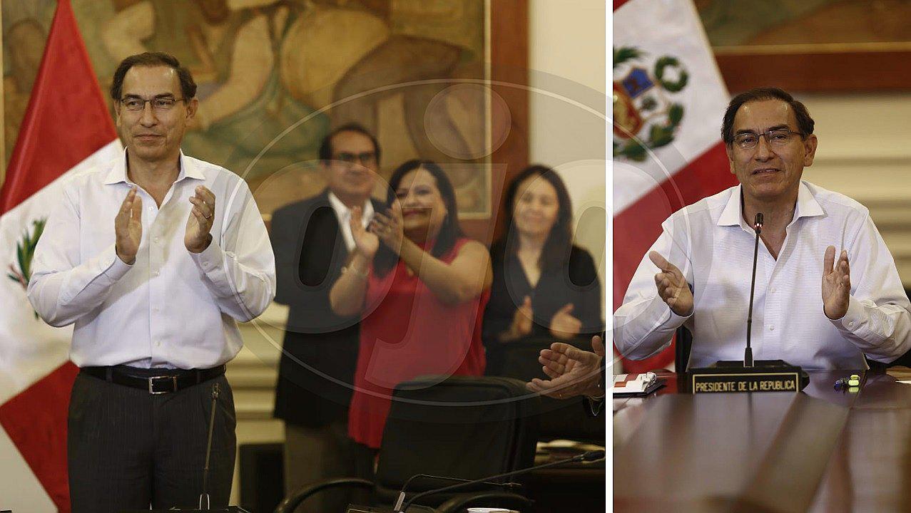 ​Martín Vizcarra tras resultados del Referéndum: “gracias por confiar, no los vamos a defraudar” (VIDEOS)