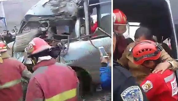 Ate: Chosicano chocó contra cisterna y dejó varios heridos (VIDEO)